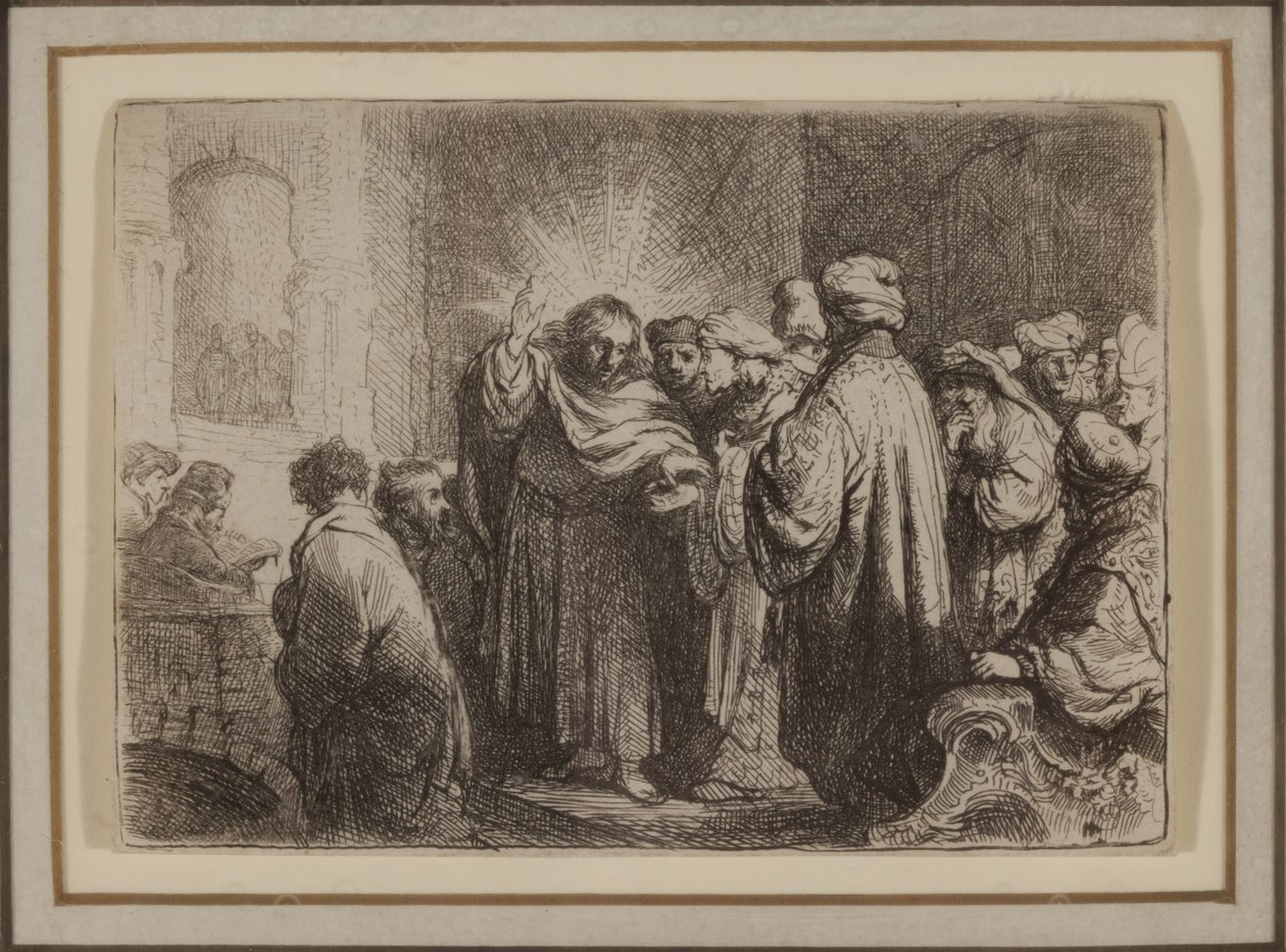 Haraç Parası, c.1635 (gravür) by Rembrandt van Rijn