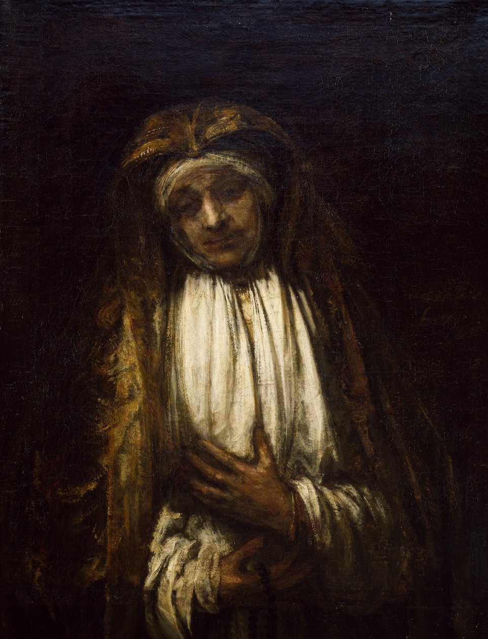 Hüzün Bakiresi by Rembrandt Harmensz. van Rijn