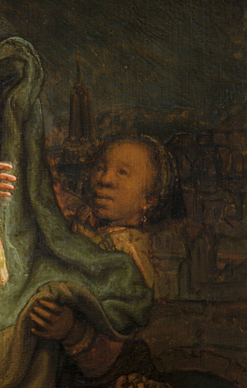 Ziyaret, detay by Rembrandt van Rijn