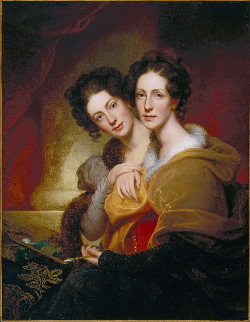 Kızkardeşler (Eleanor ve Rosalba Peale) by Rembrandt Peale