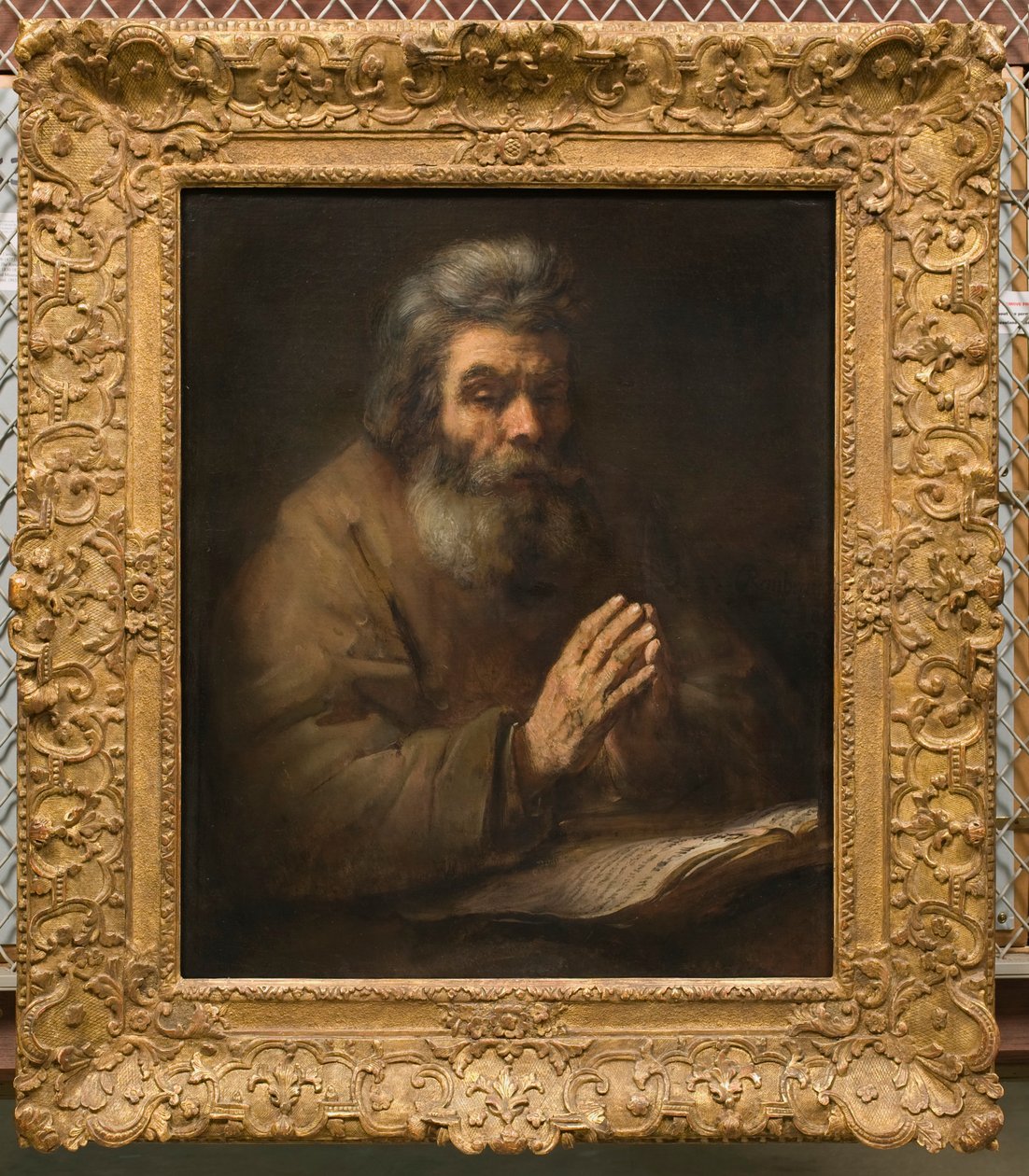 Şapkalı Sakallı Bir Adam, c. 1655-1660. by Rembrandt van Rijn