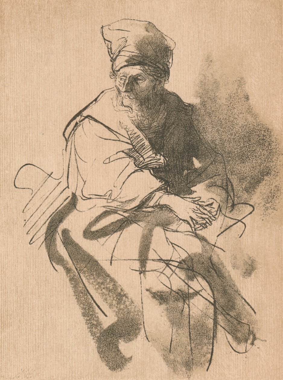 Bir Çalışma, 17. yüzyıl, 1906 by Rembrandt van Rijn