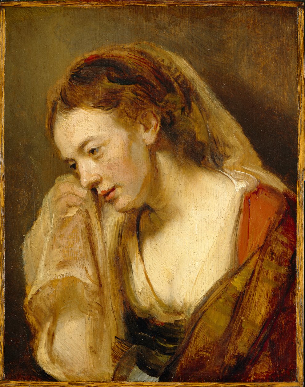 Ağlayan Kadın, 1647 dolayları by Rembrandt van Rijn