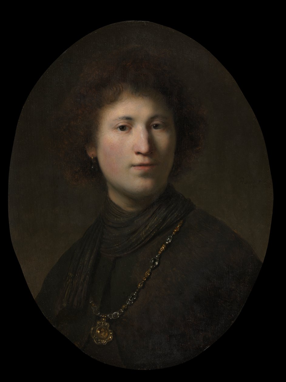 Zincirli Genç Bir Adam by Rembrandt van Rijn