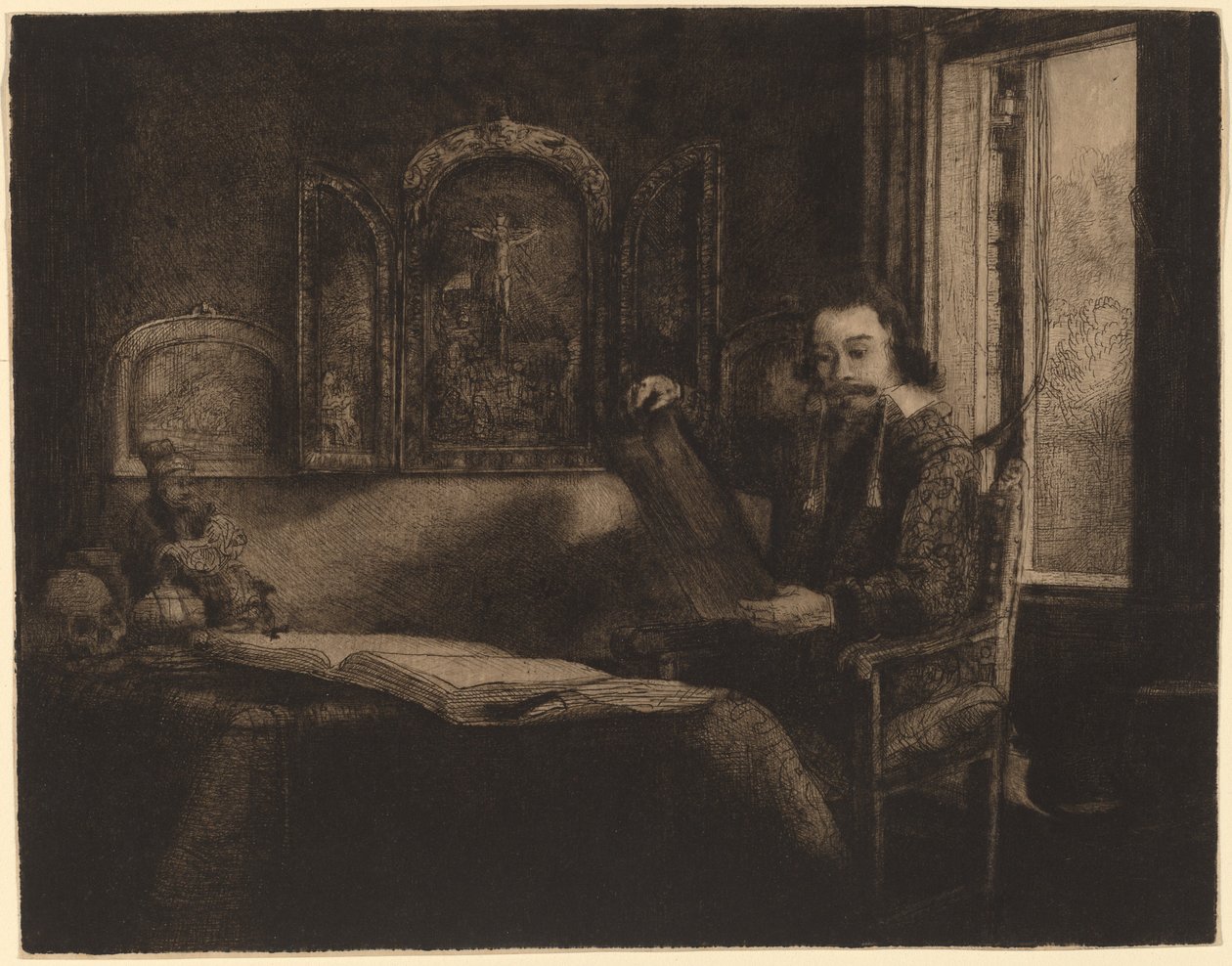 abraham fransızca by Rembrandt van Rijn