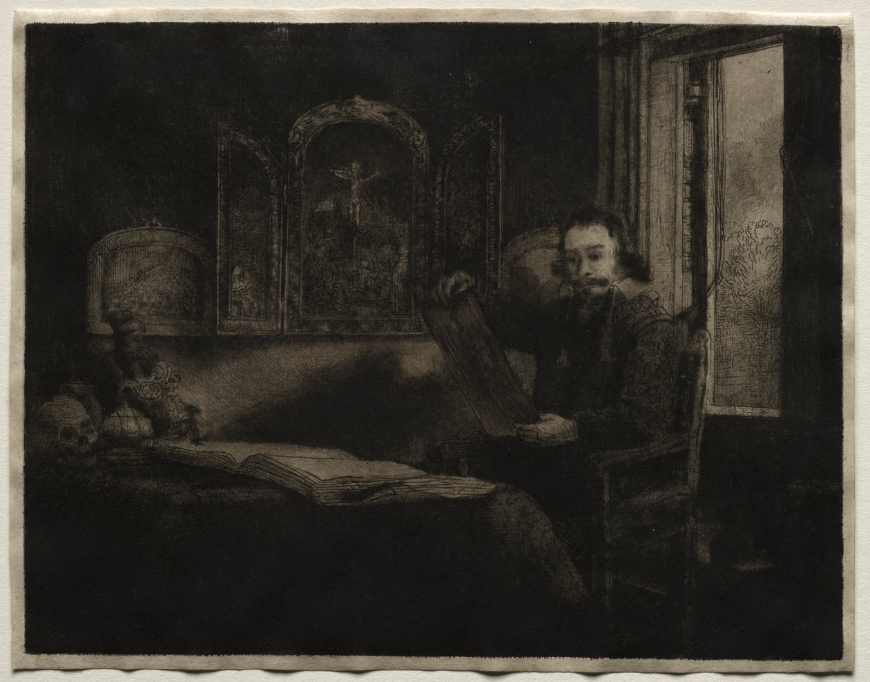 Abraham Francen, Eczacı by Rembrandt van Rijn