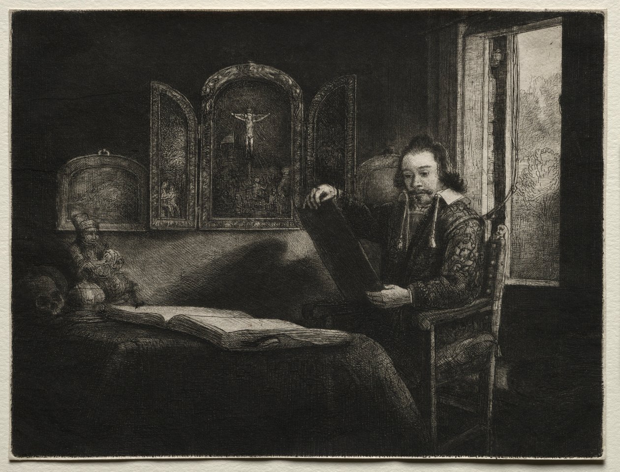 Abraham Francen, Eczacı, c. 1657. by Rembrandt van Rijn