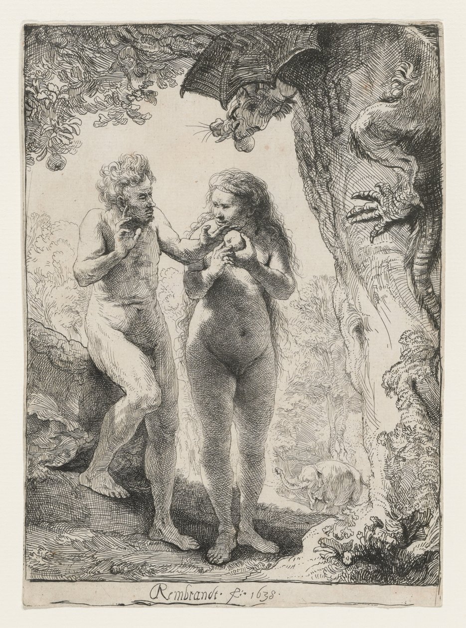 Adem ve Havva, 1638 by Rembrandt van Rijn