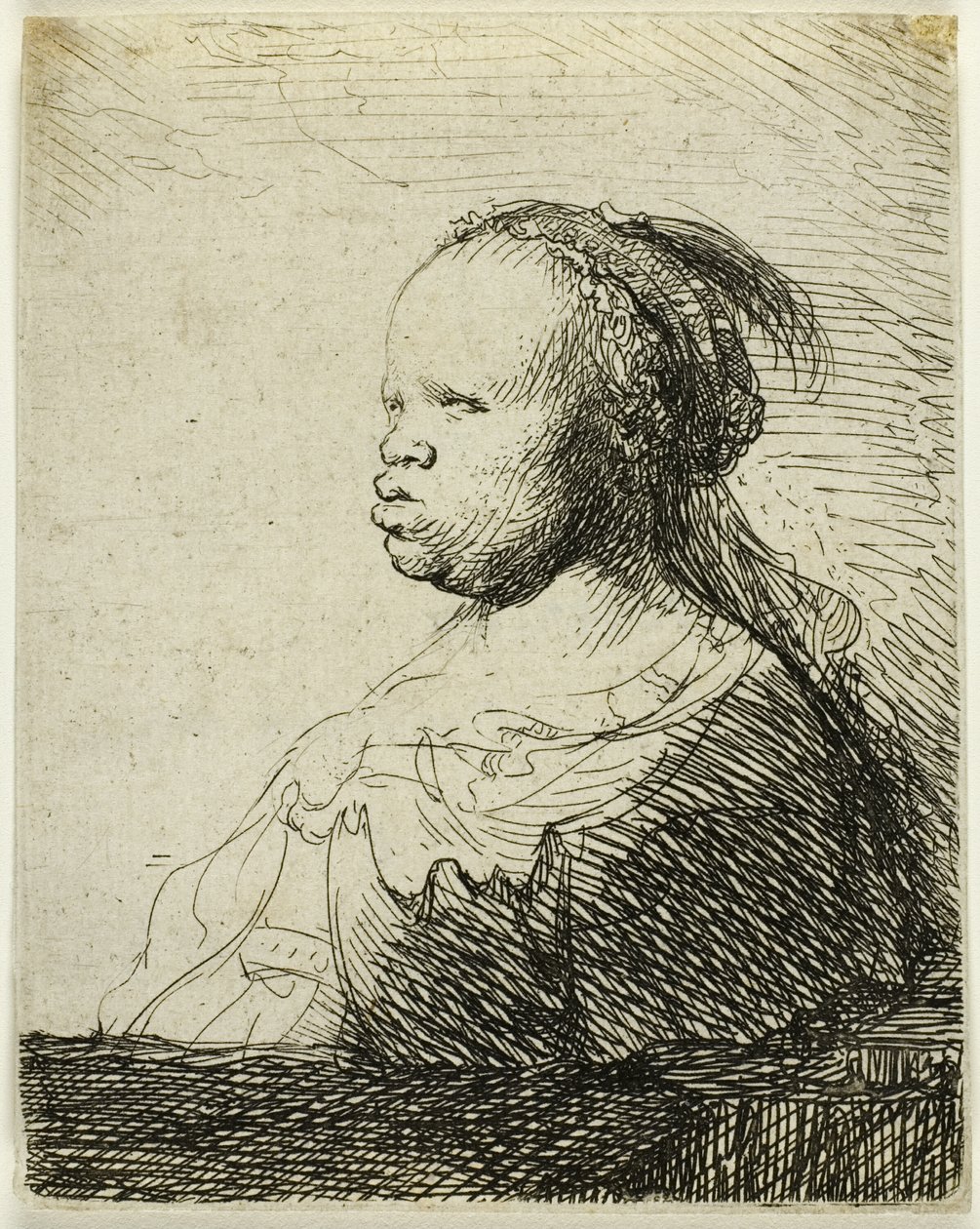 Afrikalı Bir Kadın by Rembrandt van Rijn