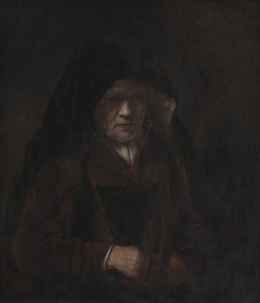 Yaşlı bir kadın by Rembrandt van Rijn