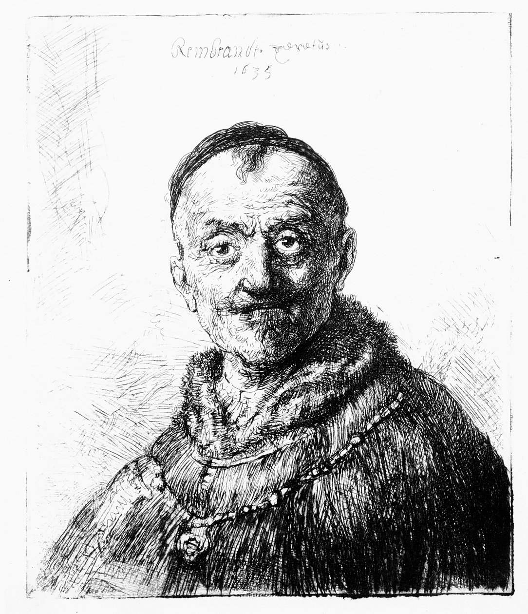 Doğulu Bir Kafa, 1635 by Rembrandt van Rijn