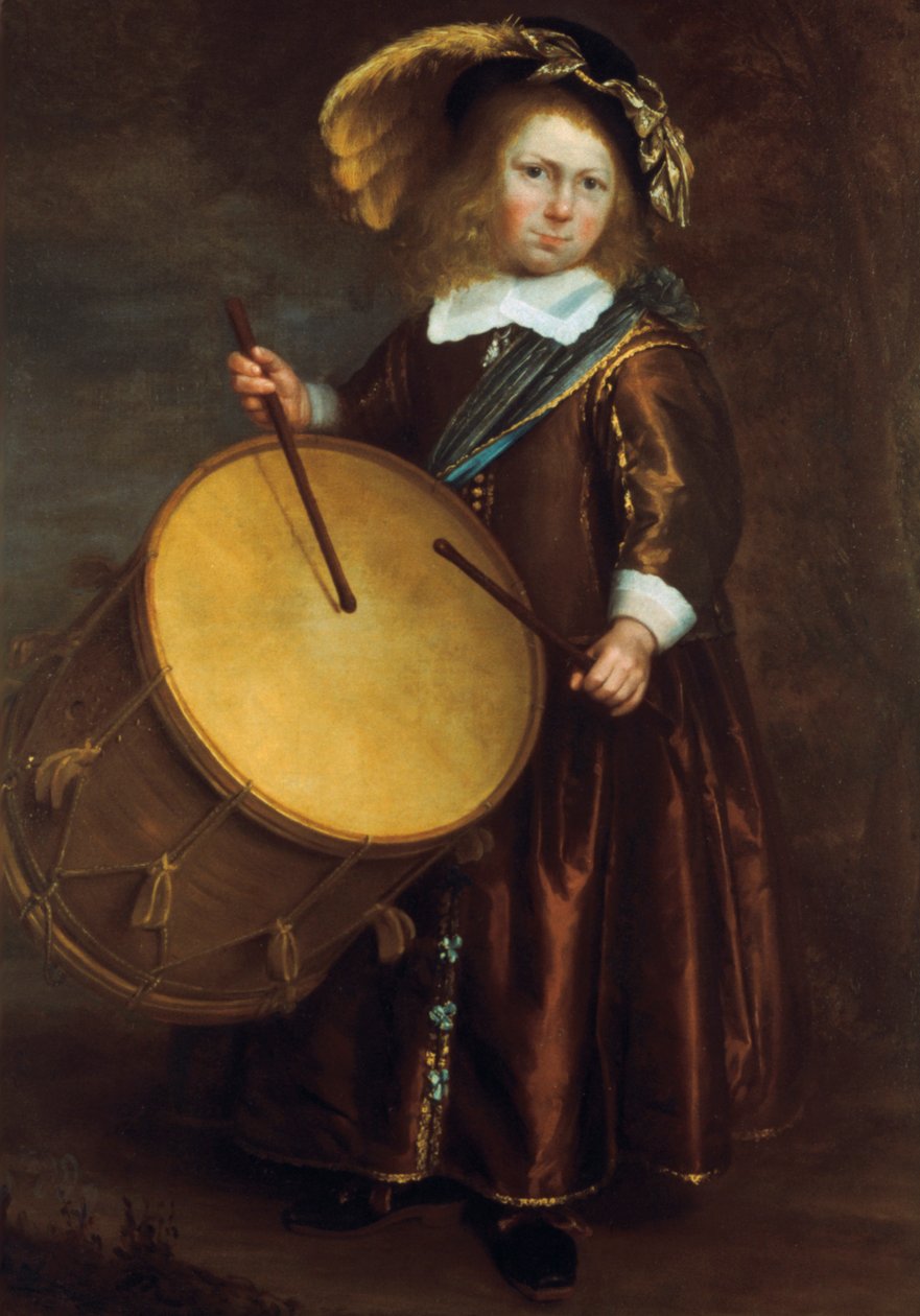 Davullu çocuk, 17. yüzyıl by Rembrandt van Rijn
