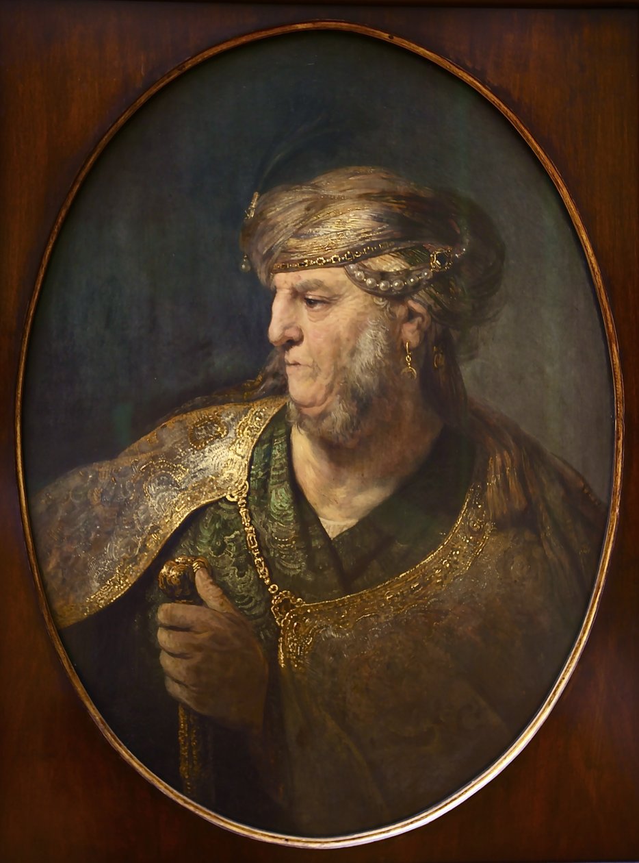 Doğu Elbiseli Bir Adamın Büstü, 1633 by Rembrandt van Rijn