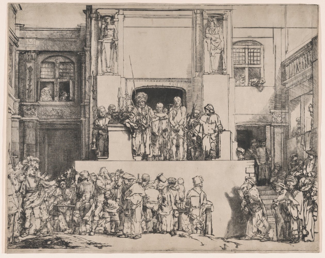 İnsanlara Sunulan İsa, 1655., 1655. by Rembrandt van Rijn