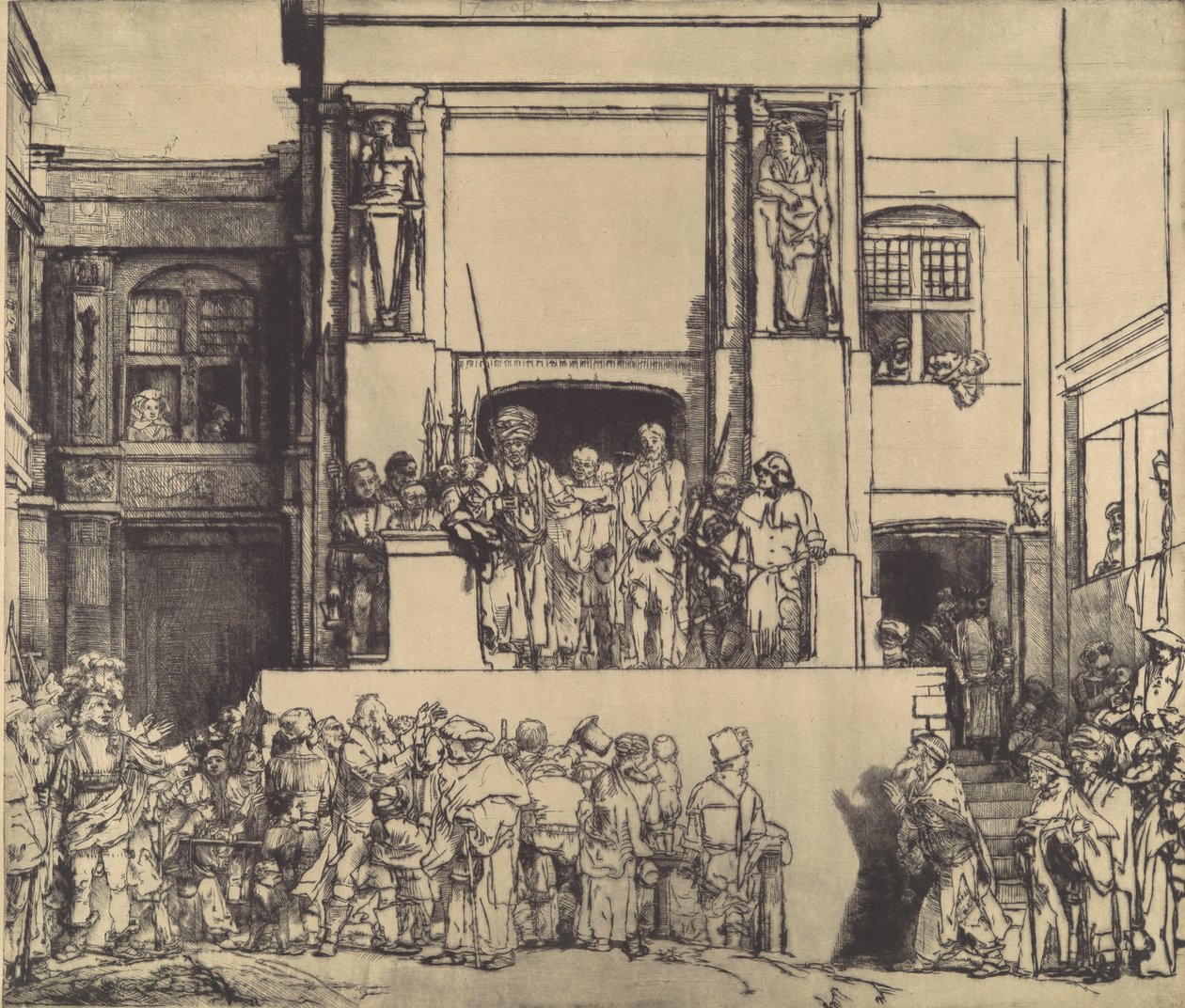 İnsanlara Sunulan İsa, 1655., 1655. by Rembrandt van Rijn
