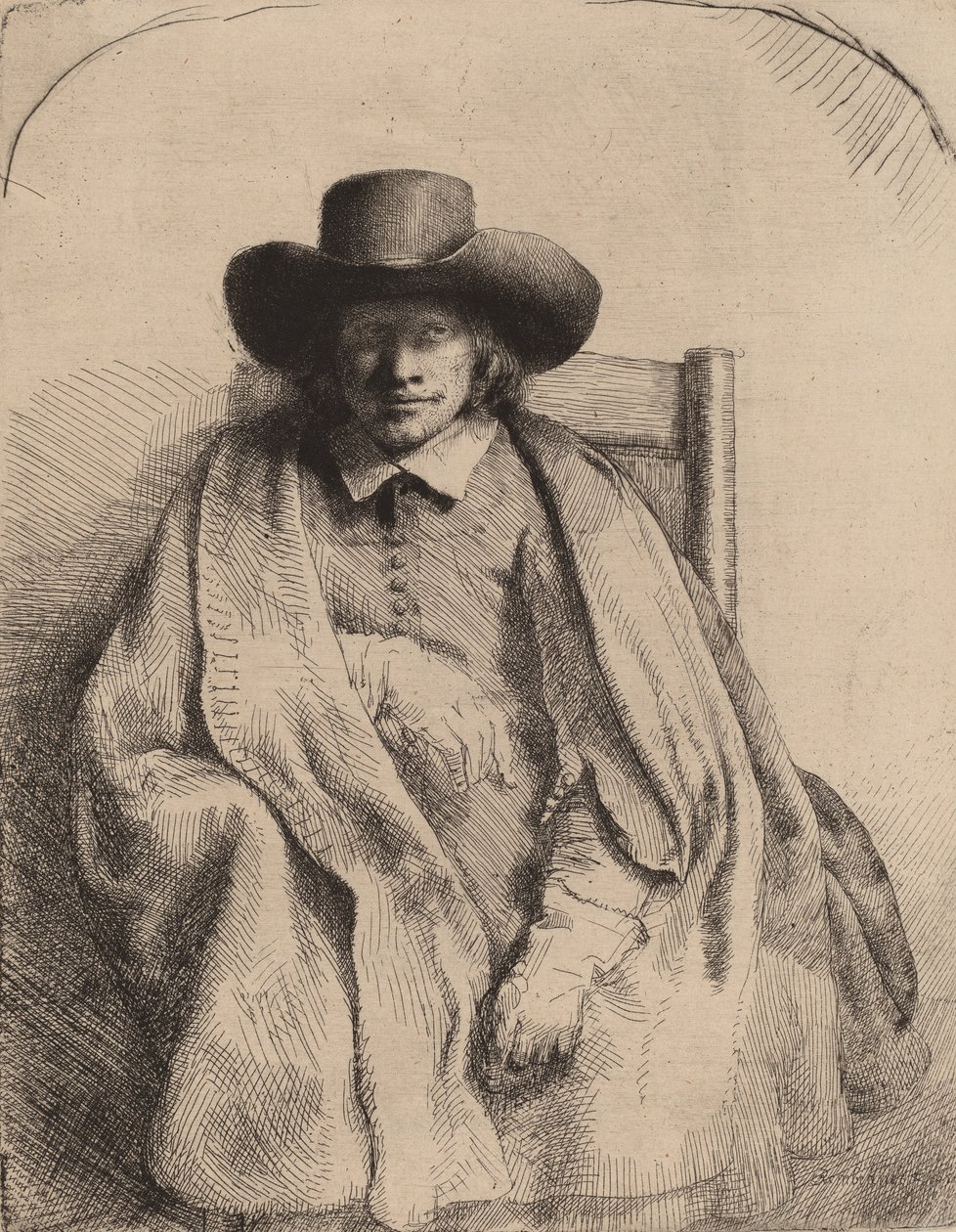 Clement de Jonghe, 1651. by Rembrandt van Rijn