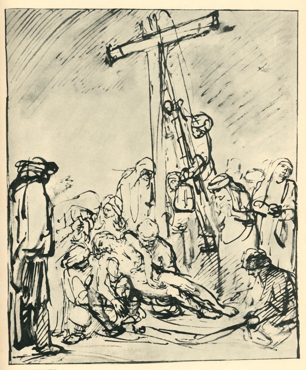 Haçtan Biriktirme, c1650, 1943. by Rembrandt van Rijn