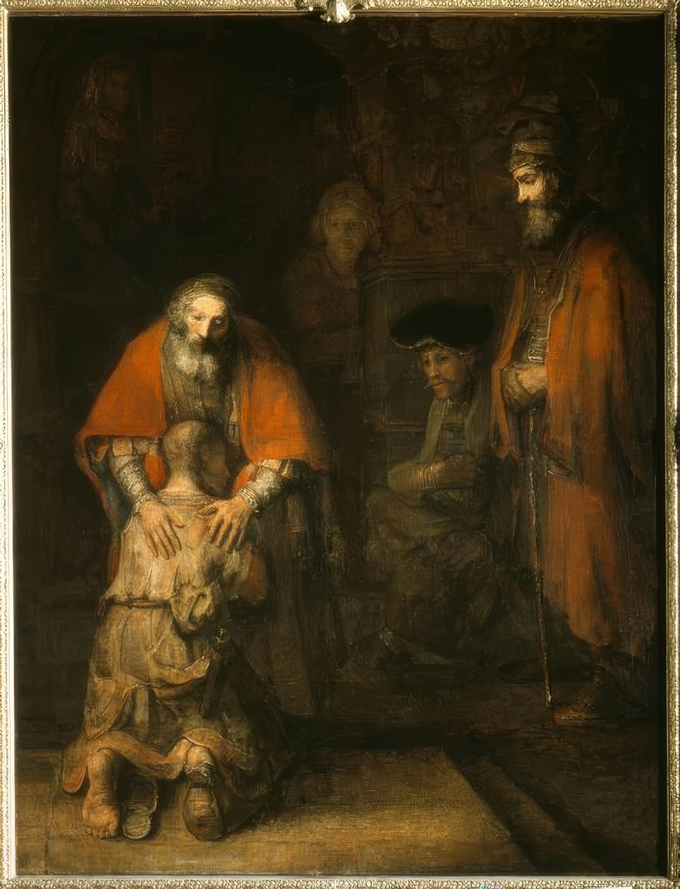 Müsrif oğlunun eve dönüşü by Rembrandt van Rijn