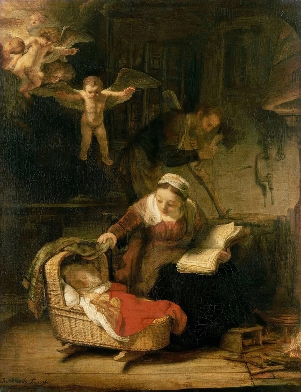 kutsal aile by Rembrandt van Rijn