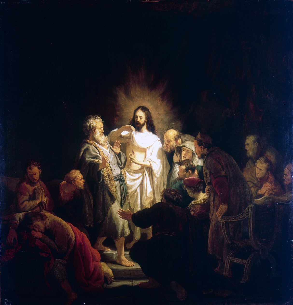 Şüpheci Thomas, 1634 by Rembrandt van Rijn