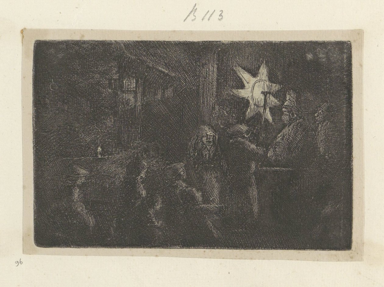 Epifani: bir gece parçası Recueil de quatre-vingt-cinq orijinalleri estampes (seri başlığı) by Rembrandt van Rijn