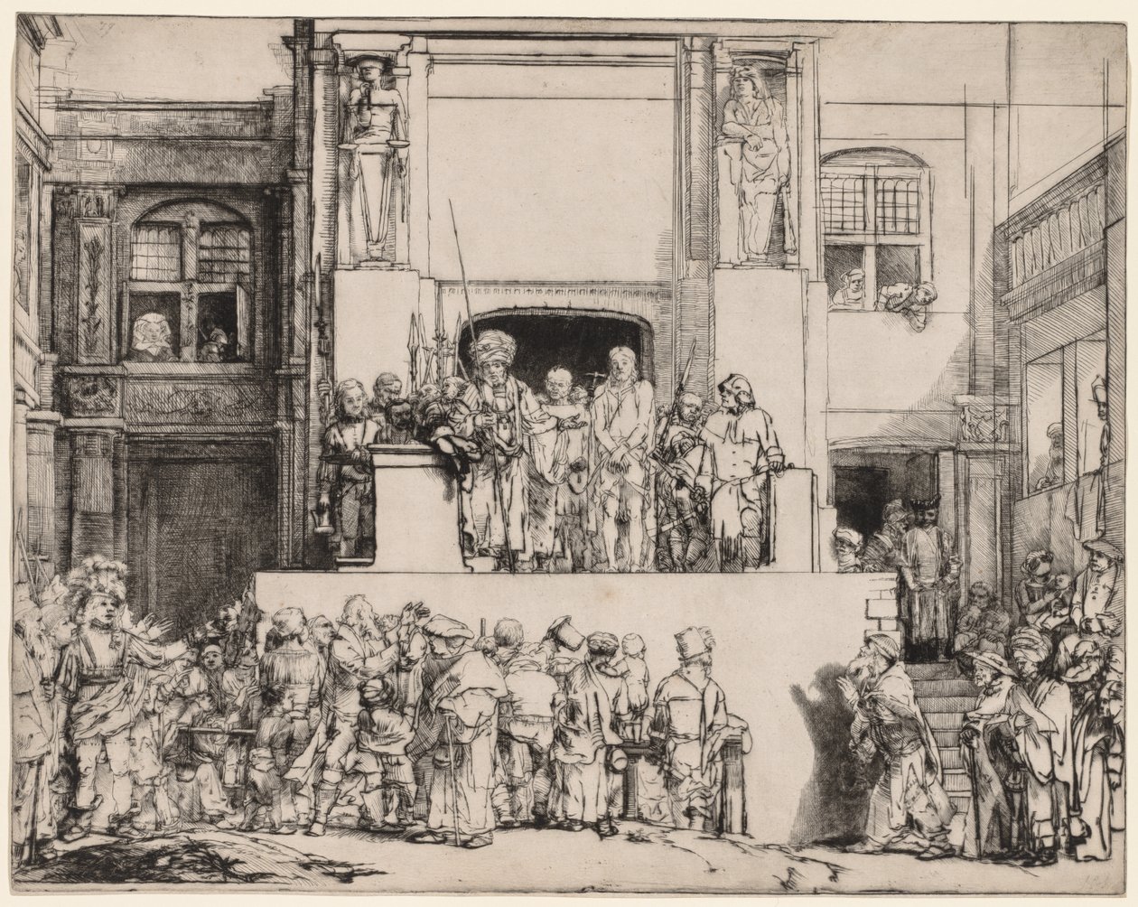 Ecce Homo. İnsanlara Sunulan Mesih by Rembrandt van Rijn