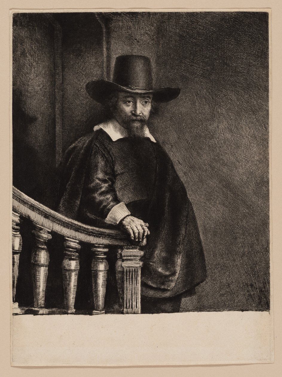 Ephraim Bonus, Yahudi Hekim by Rembrandt van Rijn