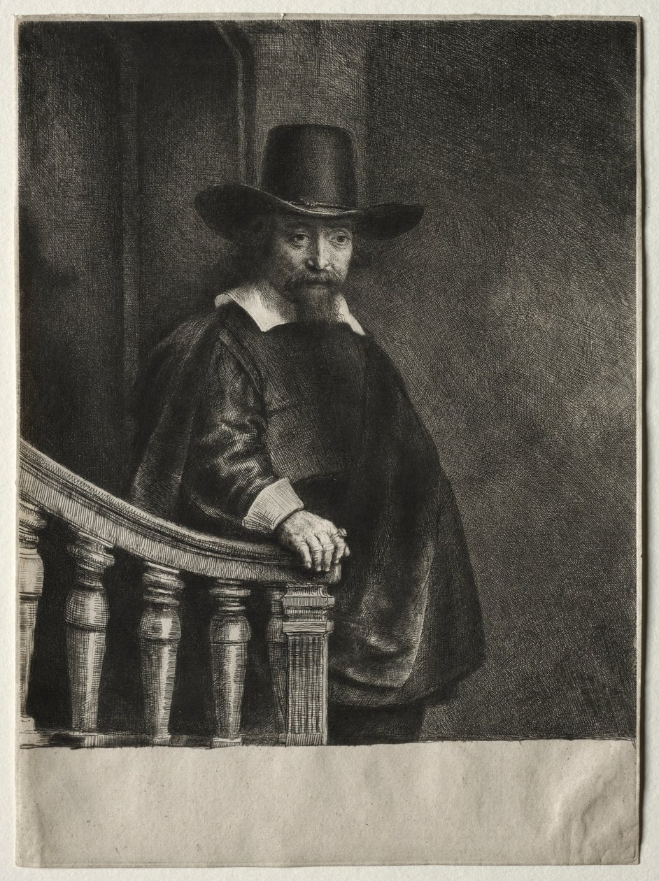 Ephraim Bonus, Yahudi Hekim, 1647. by Rembrandt van Rijn