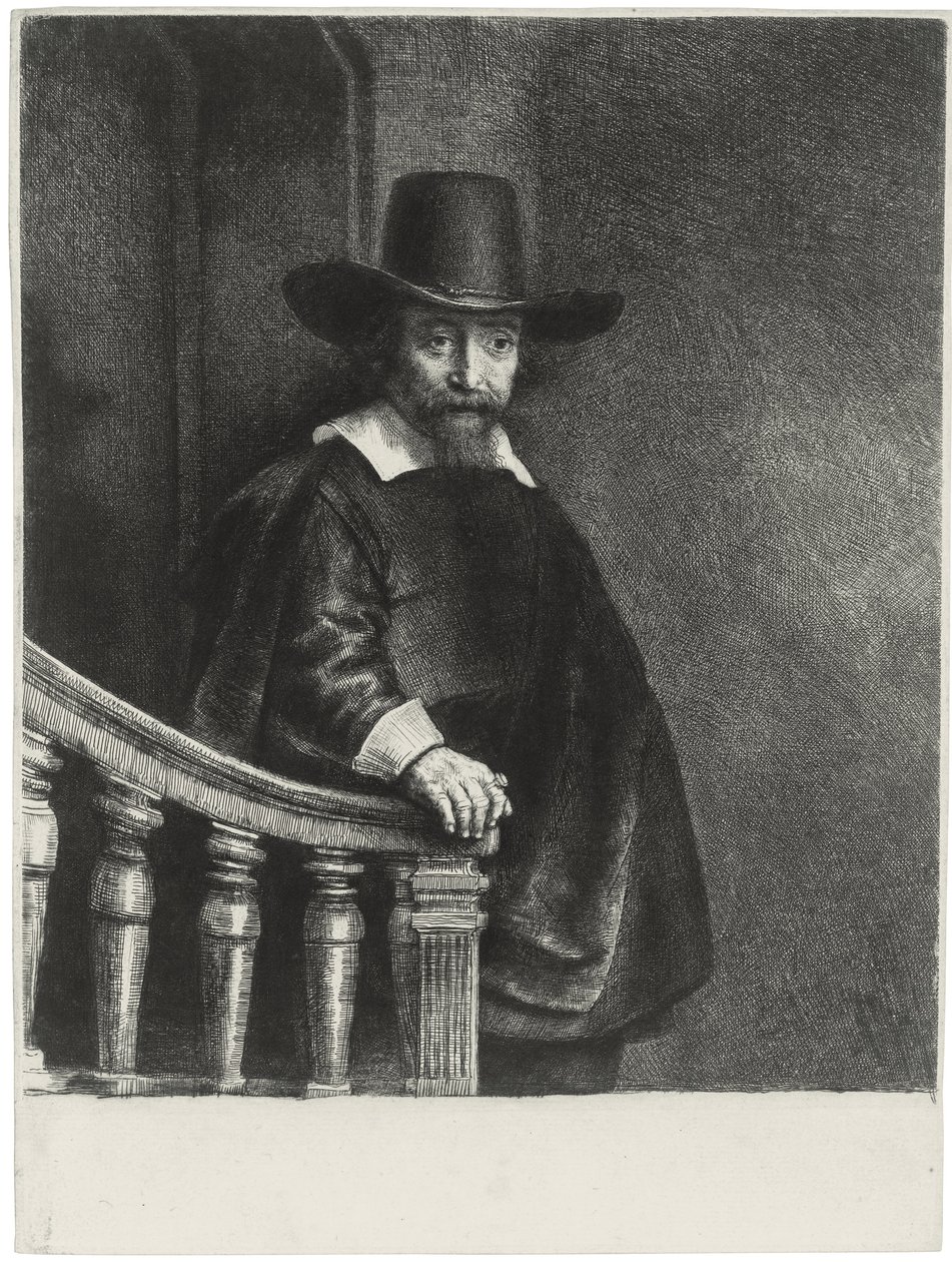 Ephraim Bueno, Yahudi Hekim, 1647 by Rembrandt van Rijn