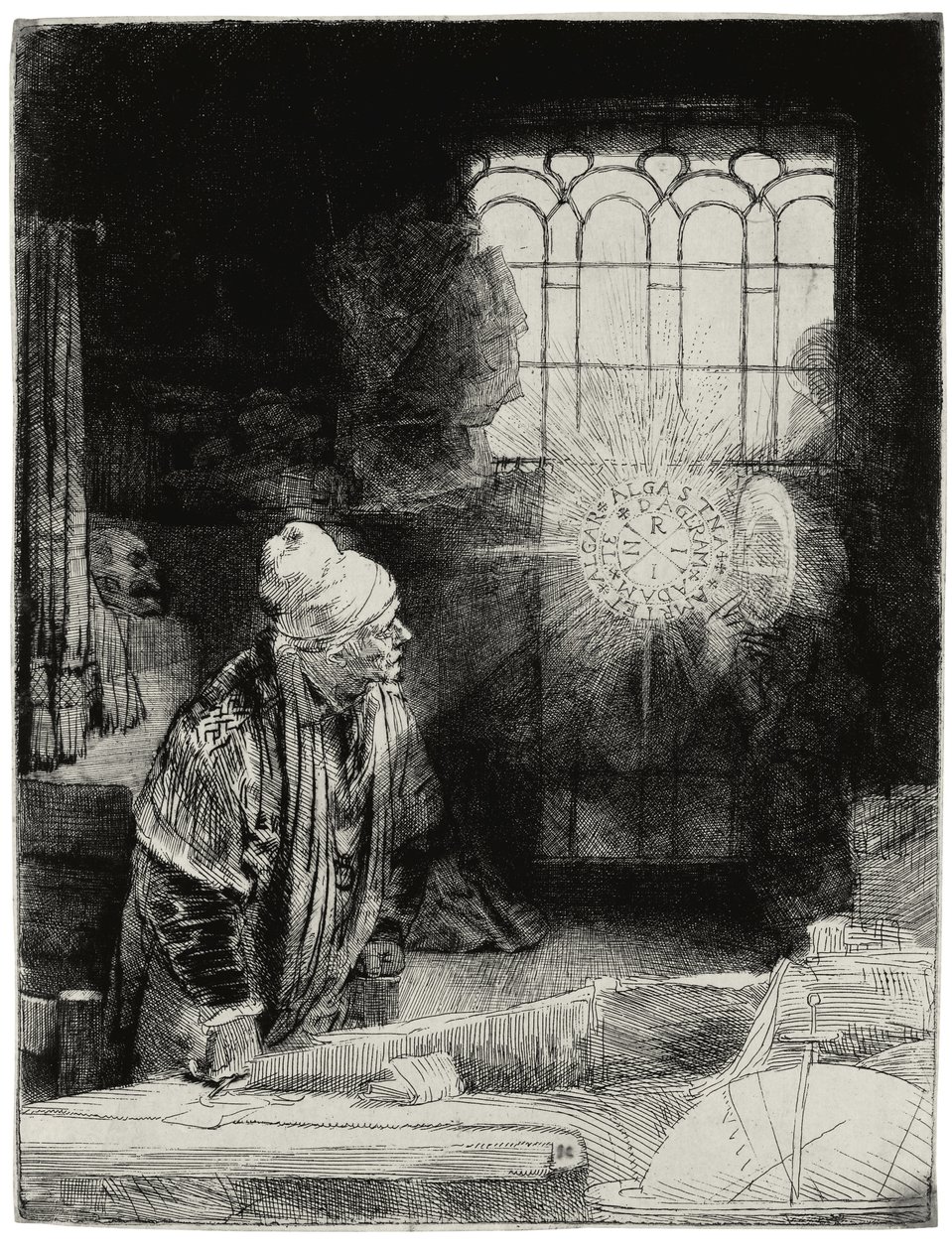 Faust, yaklaşık 1652 by Rembrandt van Rijn