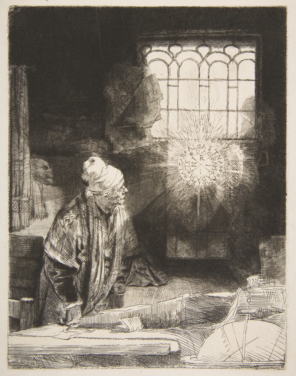 Faust, yaklaşık 1652. by Rembrandt van Rijn