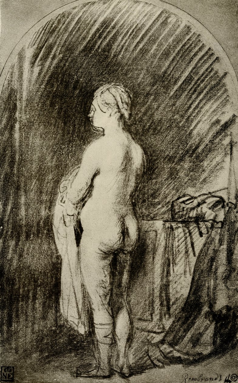kadın çıplak by Rembrandt van Rijn