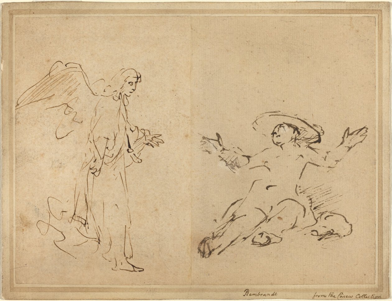 Çeşmede Oturan Hacer by Rembrandt van Rijn