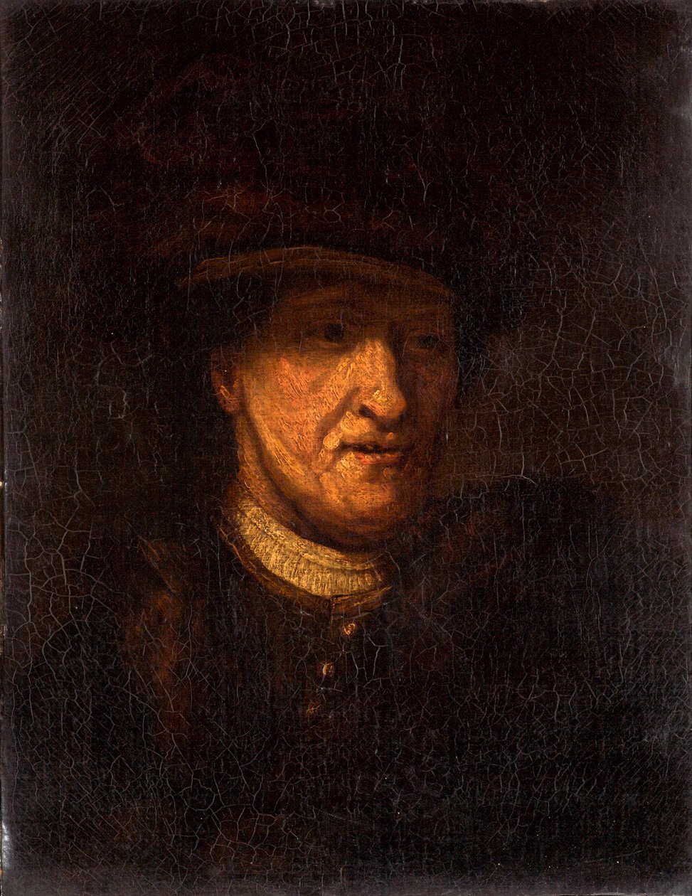 Bir Adamın Başı, c.1825 by Rembrandt van Rijn