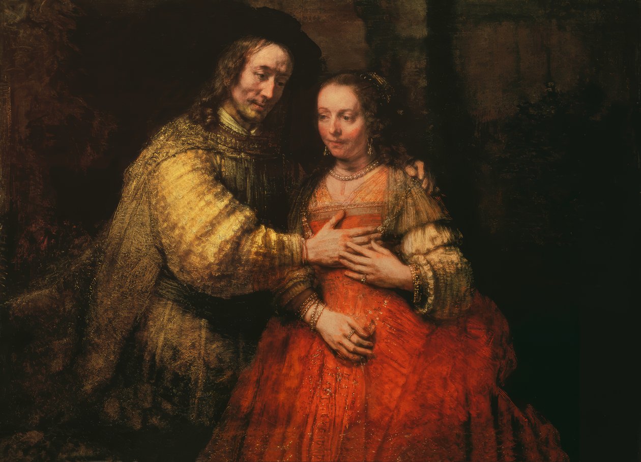 Isaac ve Rebekah by Rembrandt van Rijn