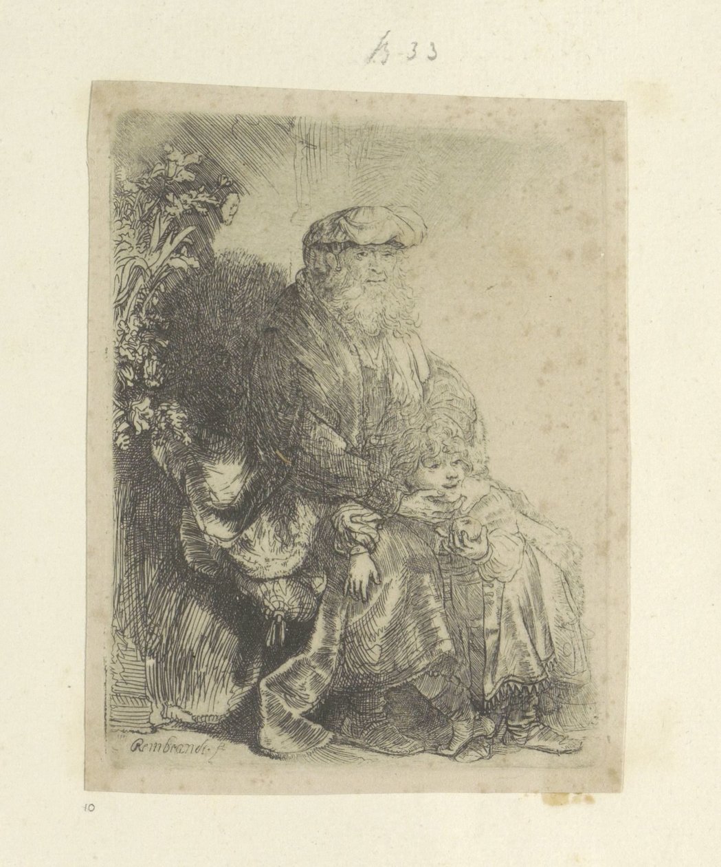 Jacob Liefkoost Benjamin Seksen beş orijinal baskının toplanması (seri başlığı) by Rembrandt van Rijn