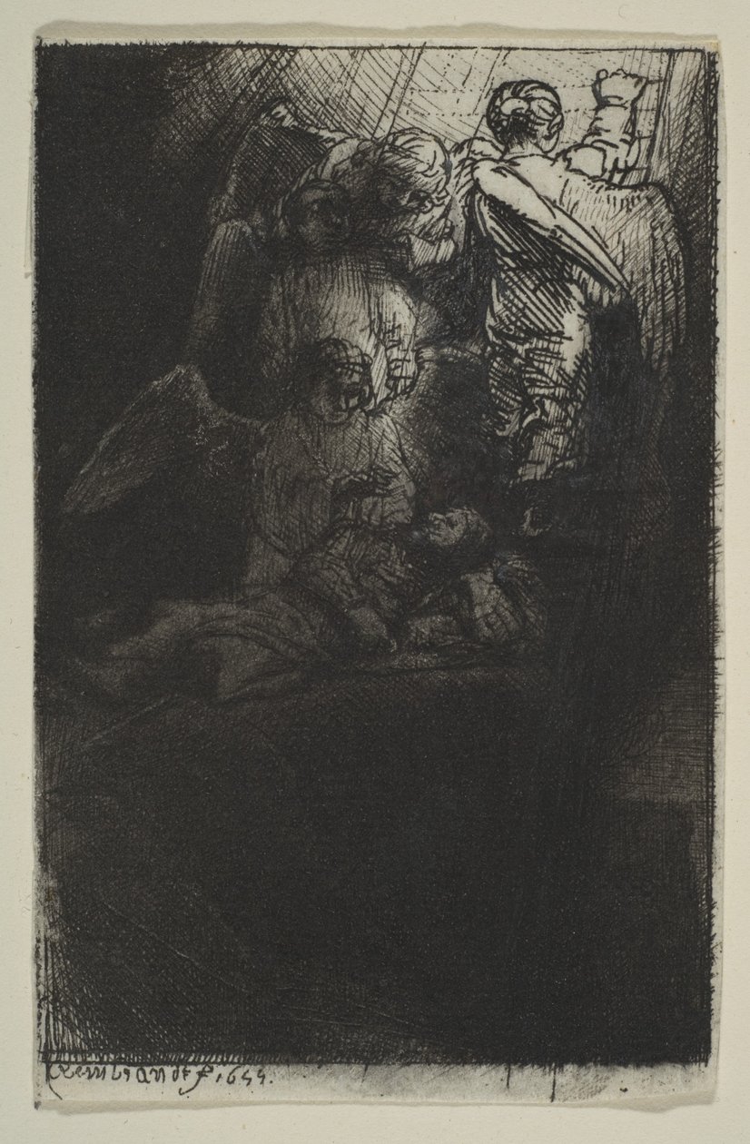 Jacobs Merdiveni, 1655. by Rembrandt van Rijn