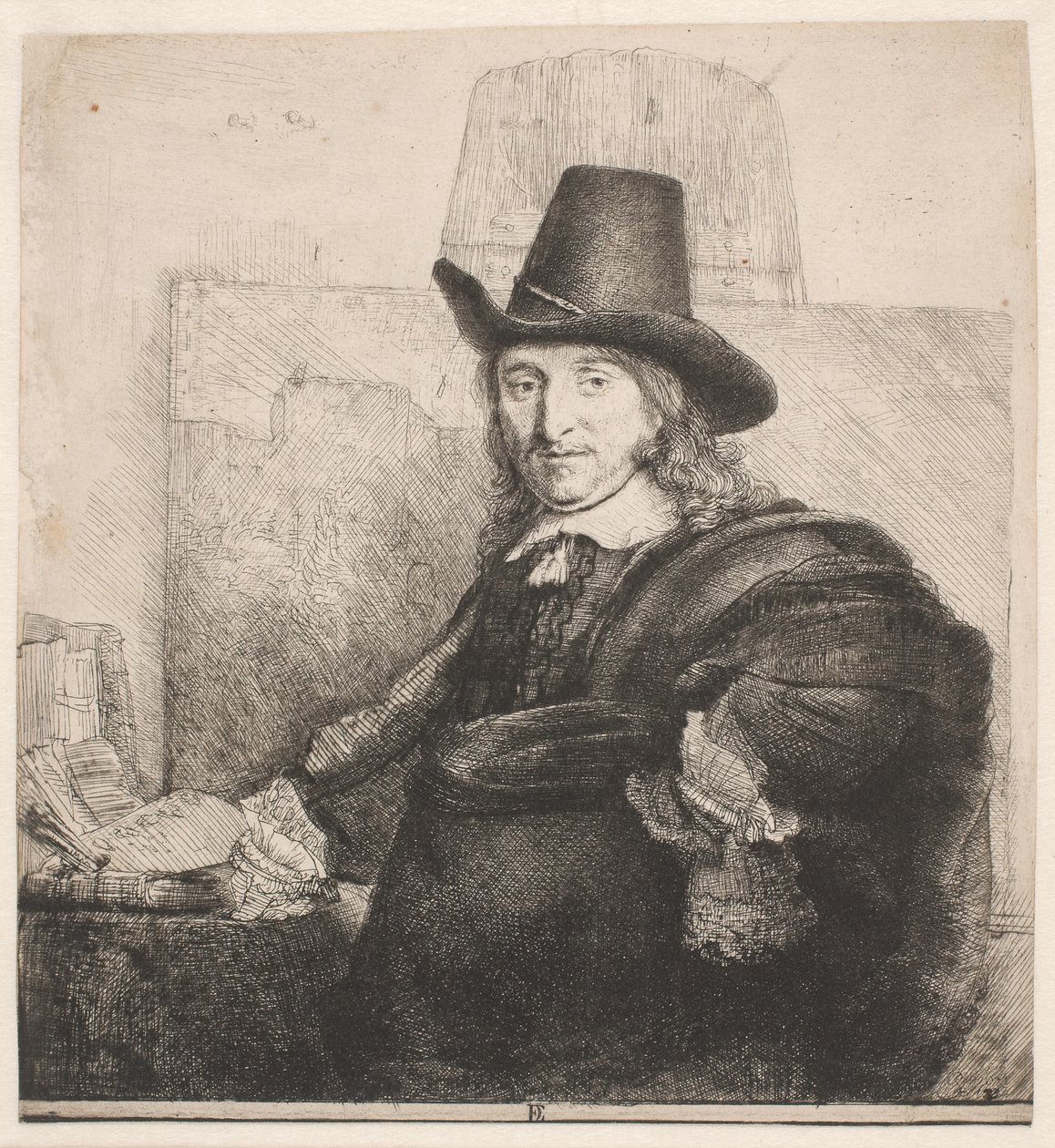 Jan Asselin, ressam by Rembrandt van Rijn