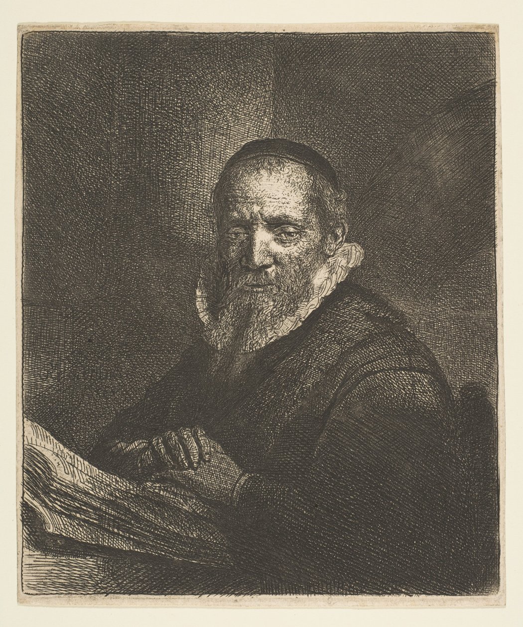 Jan Cornelius Sylvius, 1633 by Rembrandt van Rijn