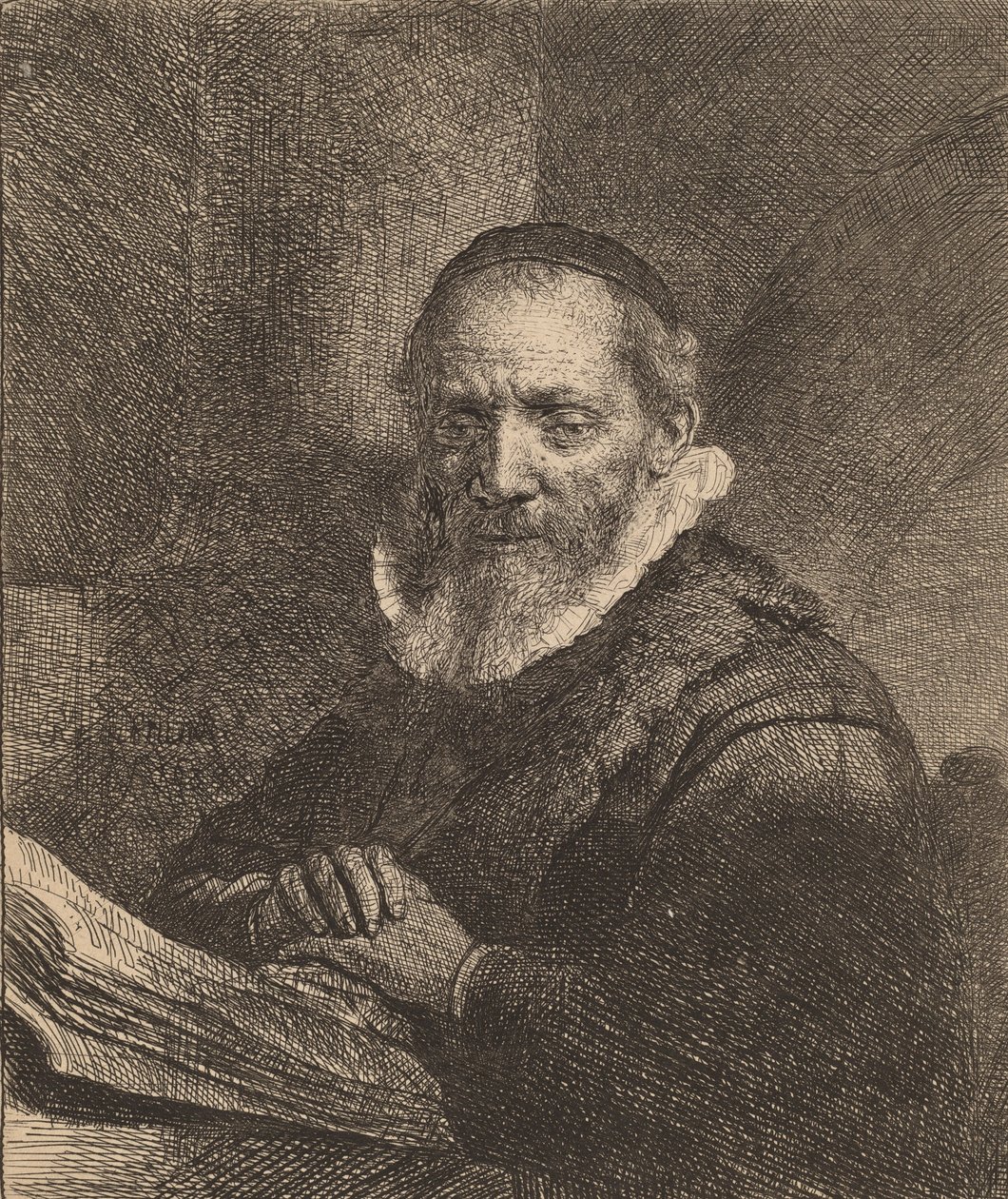 Jan Cornelisz. Silvius, 1633 by Rembrandt van Rijn
