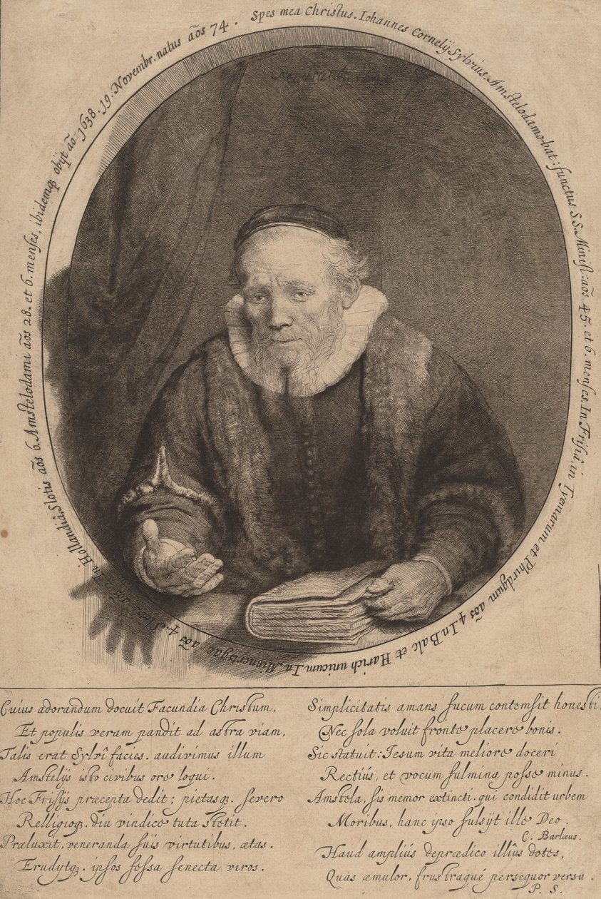 Jan Cornelisz. Silvius, 1646 by Rembrandt van Rijn