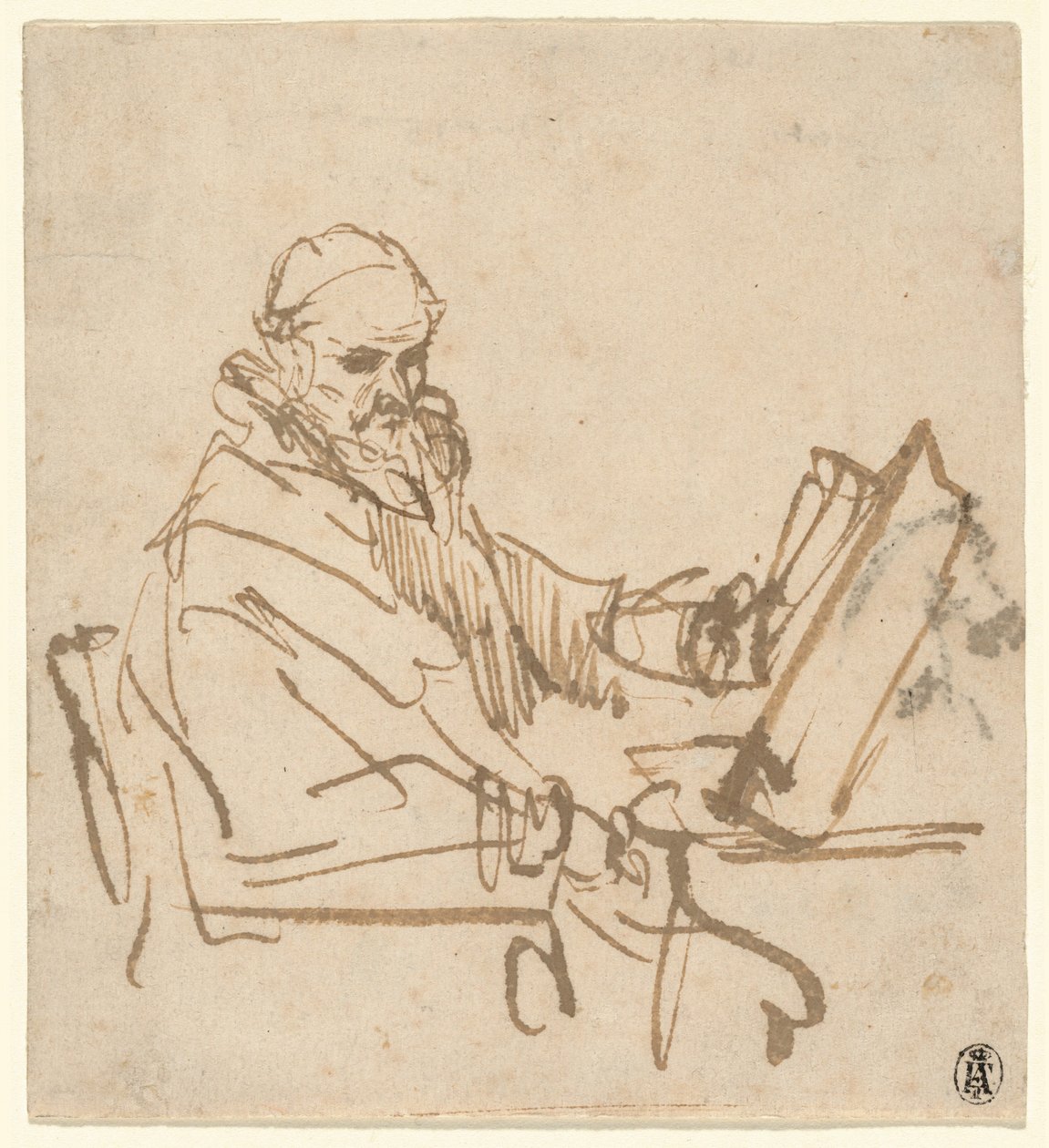 Jan Cornelisz Sylvius, Vaiz by Rembrandt van Rijn
