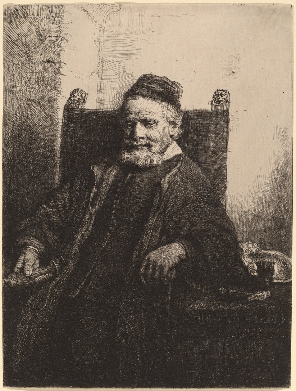 Jan Lutma by Rembrandt van Rijn
