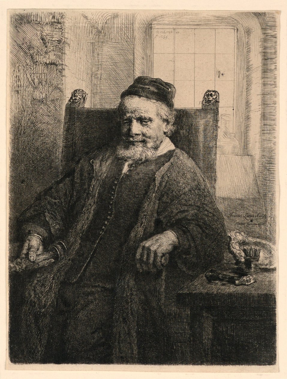 Jan Lutma, Kuyumcu by Rembrandt van Rijn