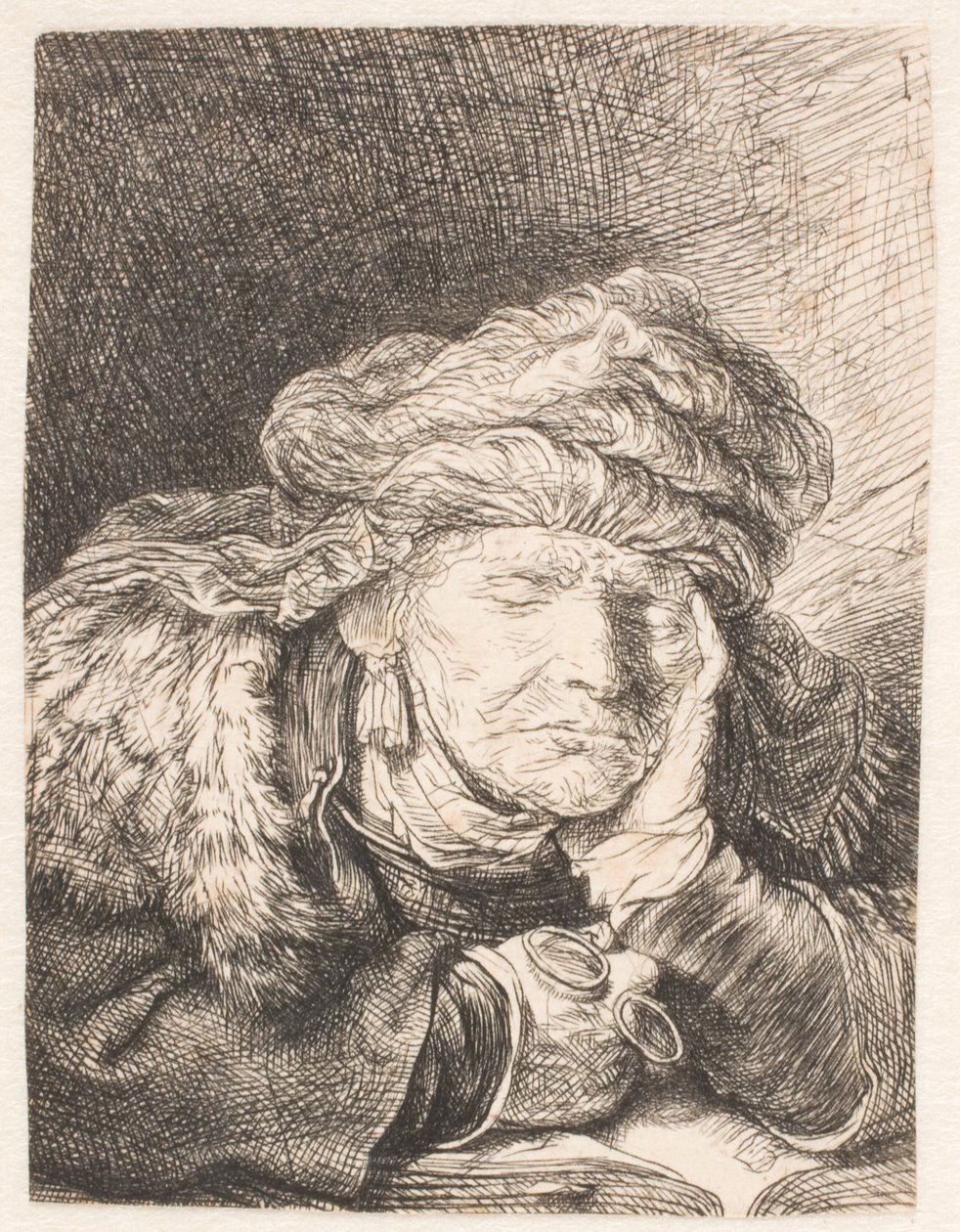 Jan Uytenbogaert, Arminian remonstarnts mezhebinin vaizi by Rembrandt van Rijn