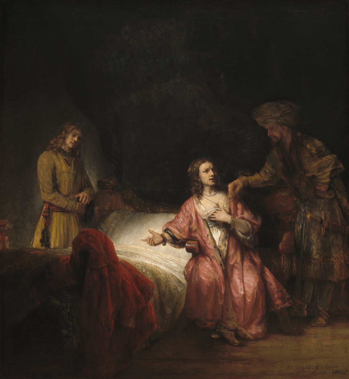 Potifar'ın Karısı Tarafından Suçlanan Joseph, 1655 by Rembrandt van Rijn