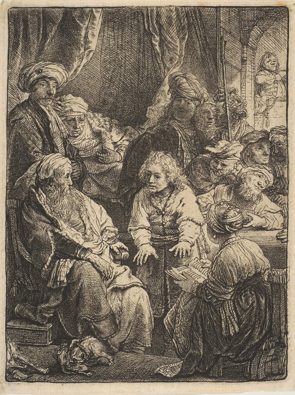 Joseph Rüyalarını Anlatıyor, 1638. by Rembrandt van Rijn
