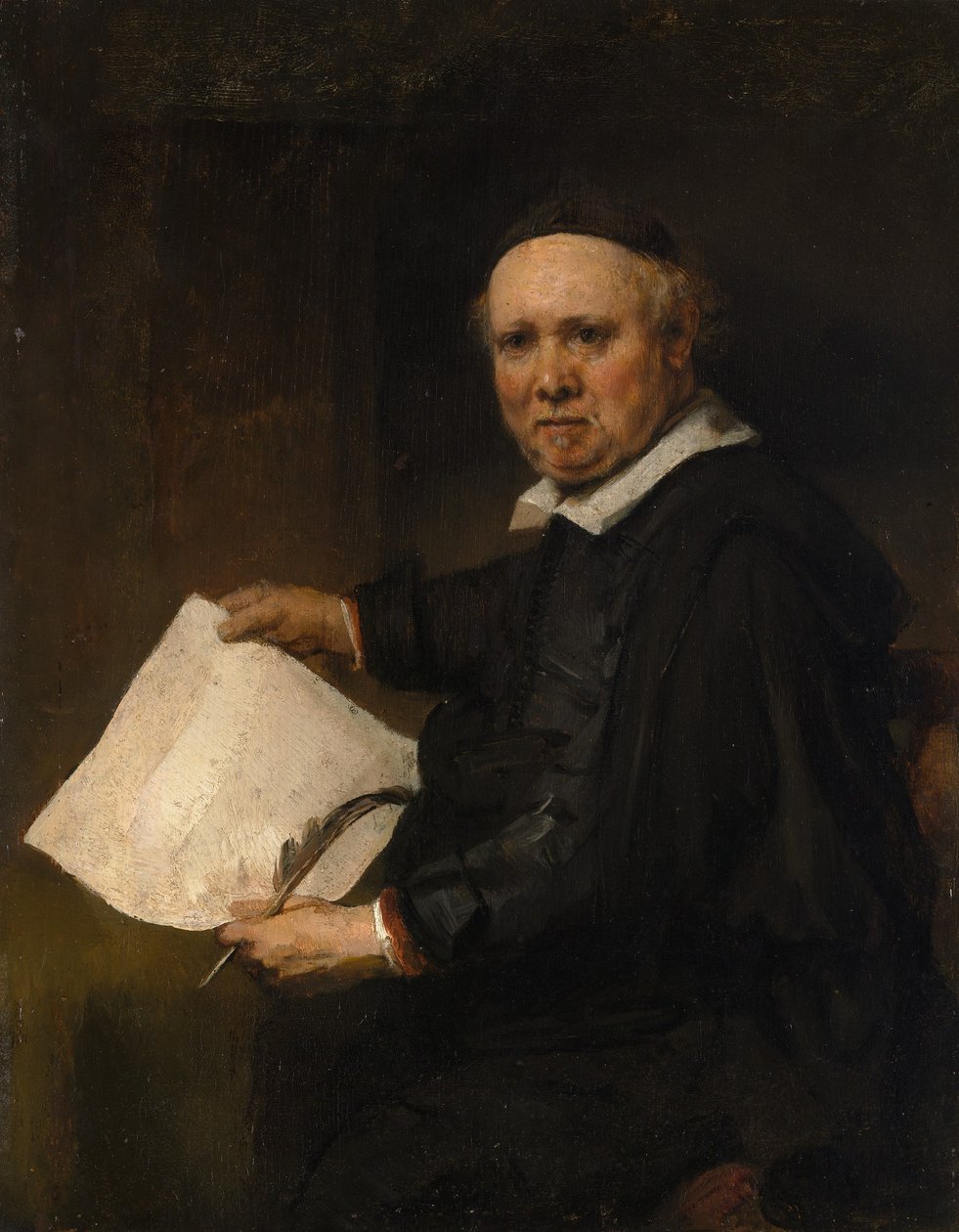 Lieven Willemsz van Coppenol 1599 civarında doğdu, 1671 veya daha sonra öldü. by Rembrandt van Rijn