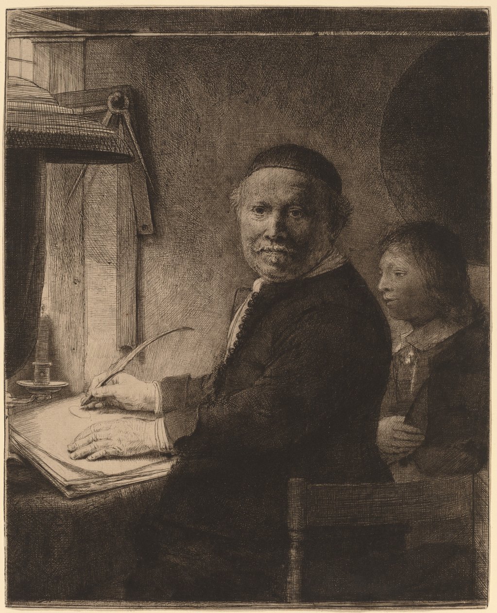 Lieven Willemsz van Coppenol: Daha Küçük Plaka by Rembrandt van Rijn