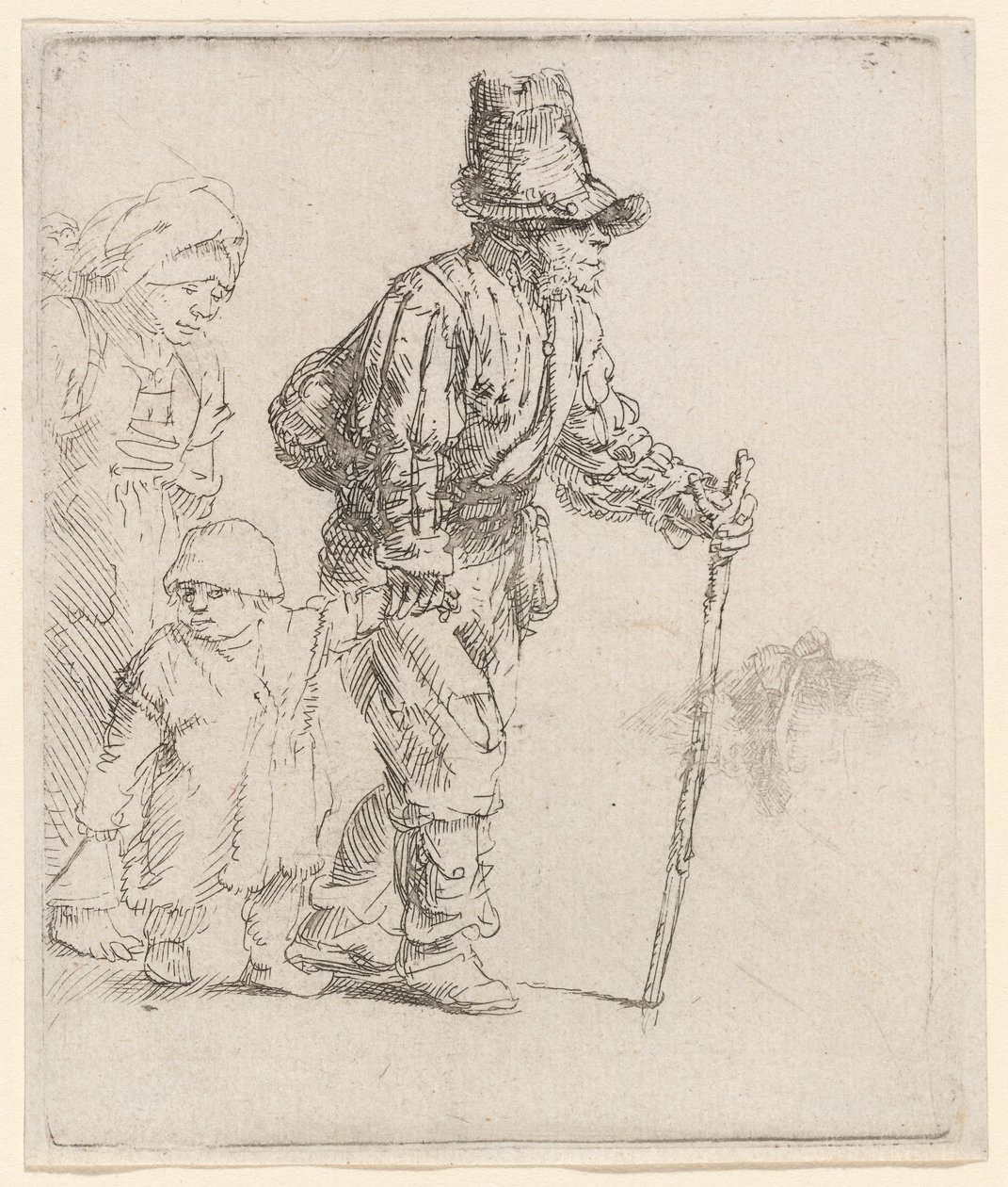 Serserideki Köylü Ailesi by Rembrandt van Rijn